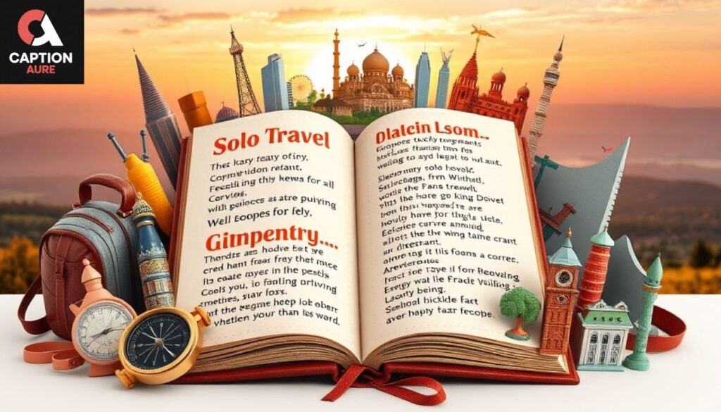 Solo Travel Captions 2025 for Instagram