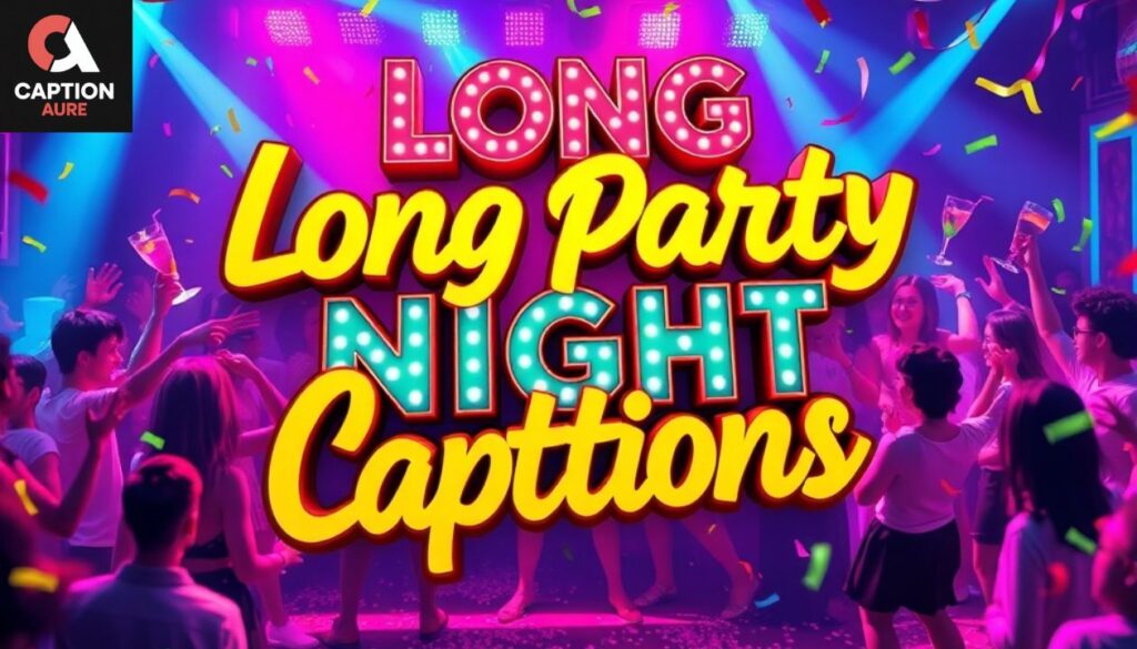 Long Party Night Captions