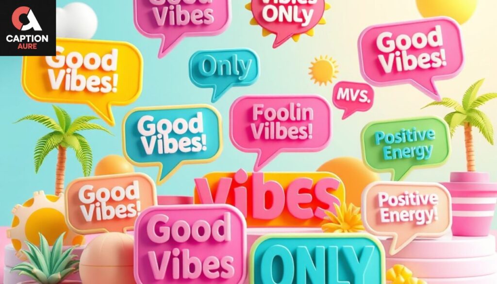 Good Vibes Only Captions for Selfies