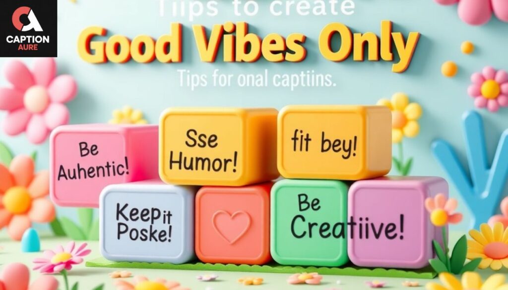Tips to Create Your Own Good Vibes Only Captions