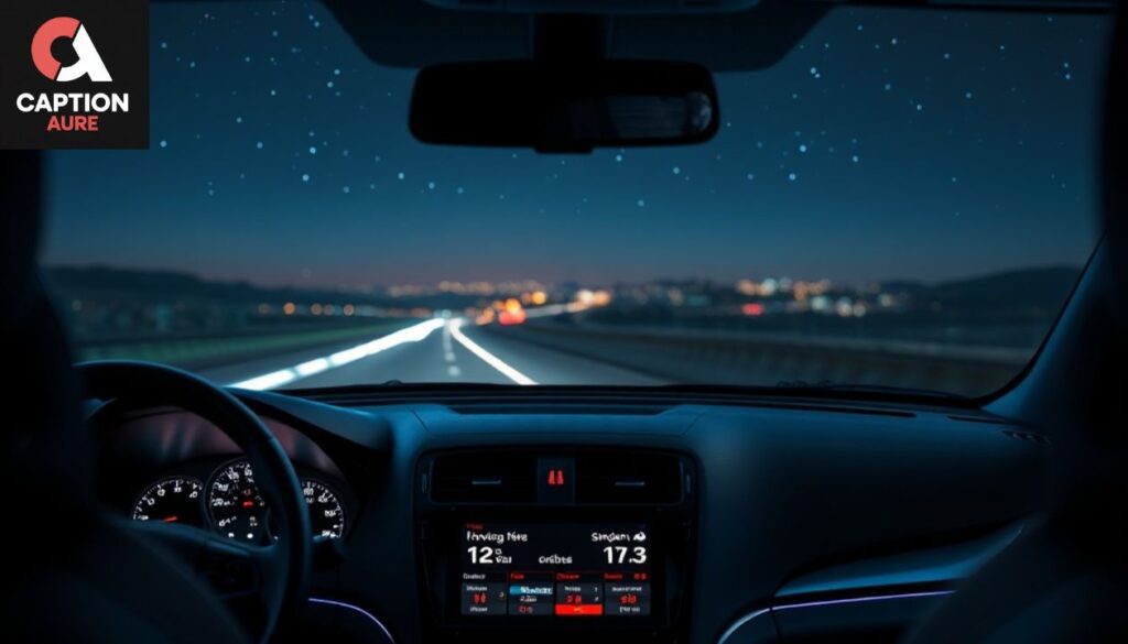  Deep Late Night Drive Captions