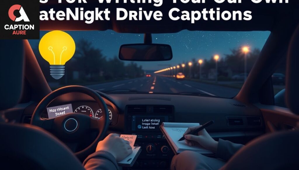 Tips for Writing Your Own Late Night Drive Captions