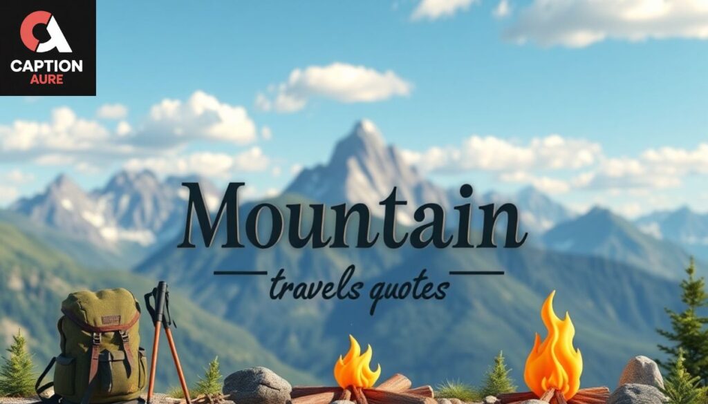 Mountain Travel Aesthetic Quotes