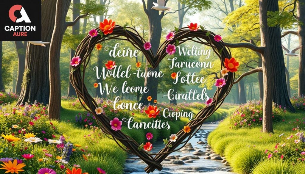 Nature-Inspired Wild Heart Captions