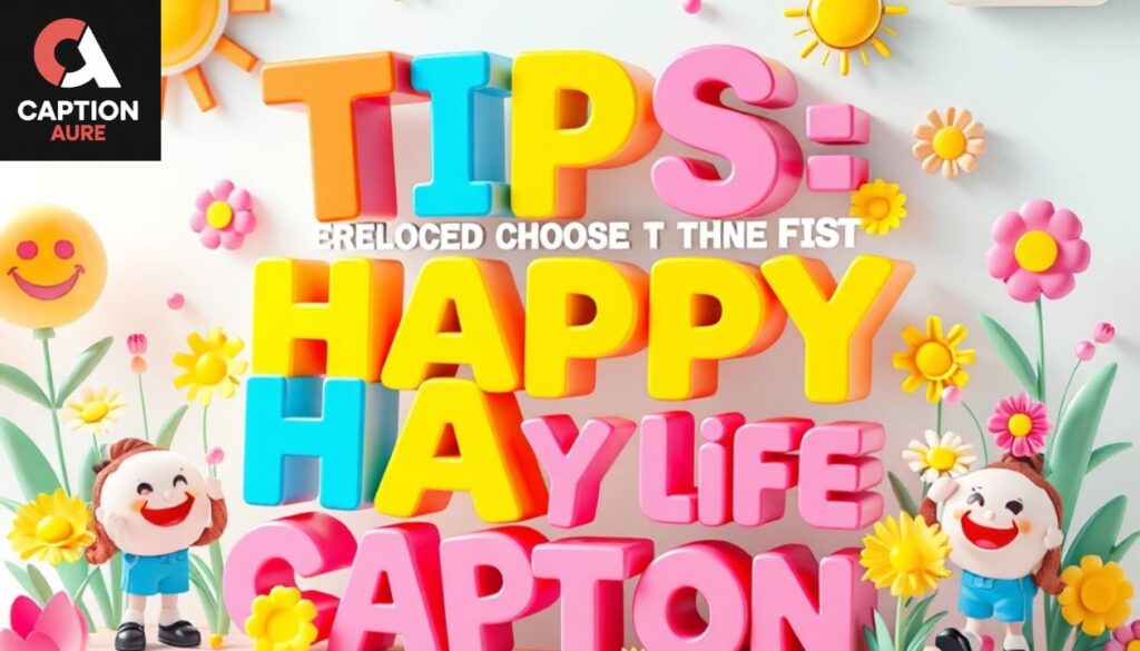 Tips for Choosing the Best Happy Life Caption