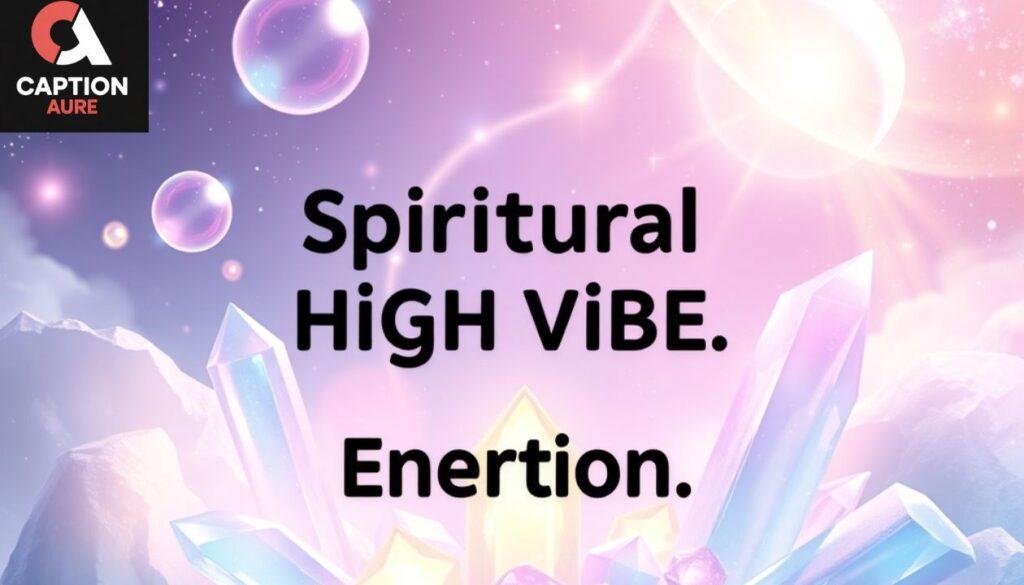 ✨ Spiritual High Vibe Energy Captions