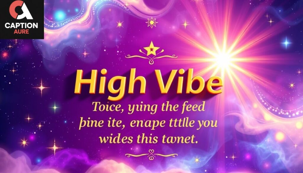 ✨ High Vibe Energy Quotes for Deep Captions