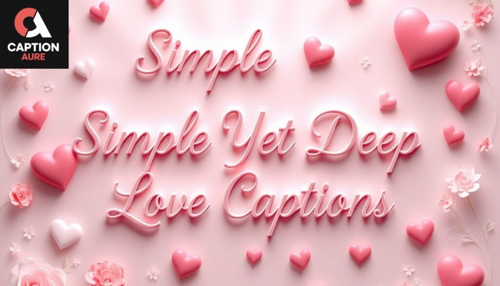 Simple Yet Deep Love Captions