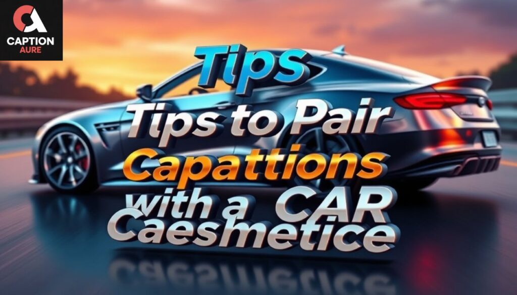 Tips to Pair Captions with Car Aesthetics