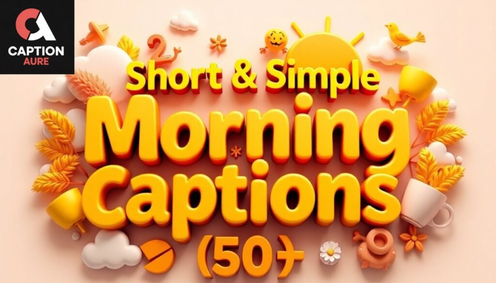 Morning Glow Captions