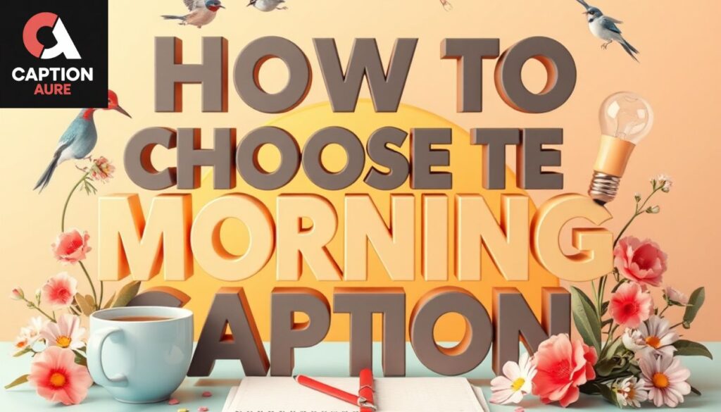 How to Choose the Perfect Morning Caption