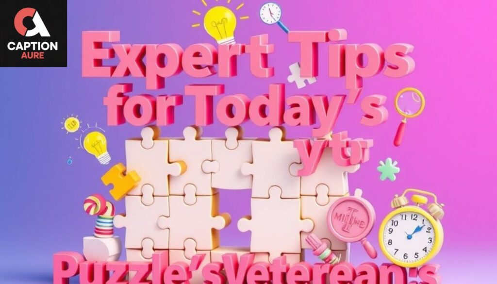 Expert Tips for Today's puzzle's Veterans