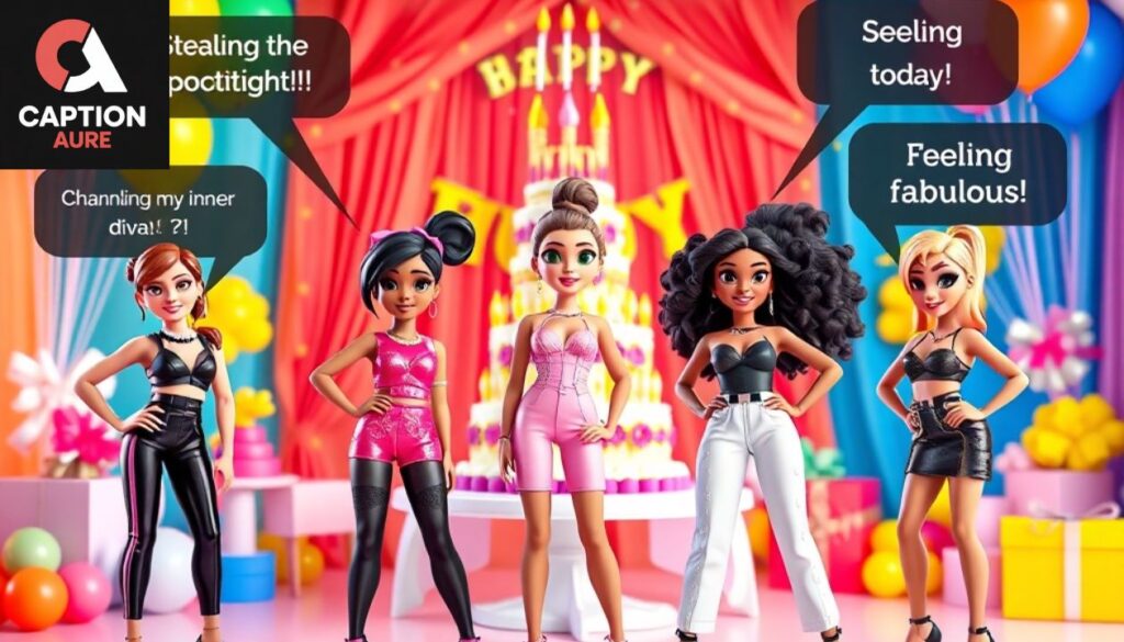 Celebrity-Inspired Birthday Outfit Captions