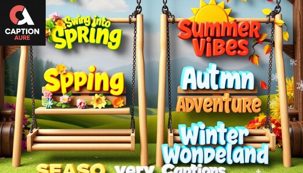 Seasonal Swing Captions – Celebrate Every Season
