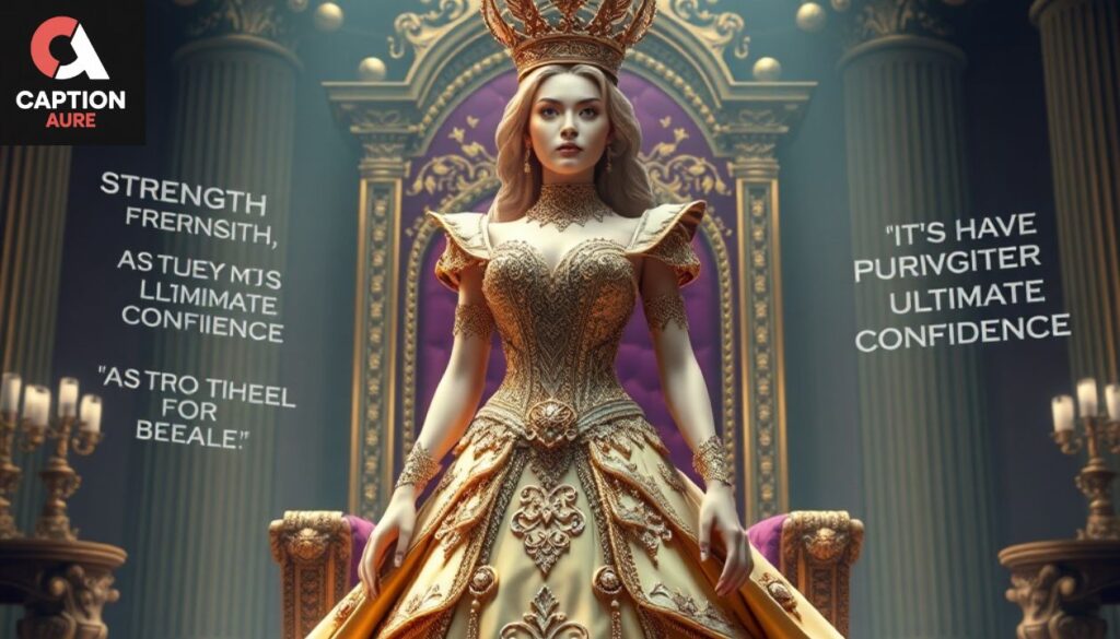 Ultimate Confidence Queen Captions (More)