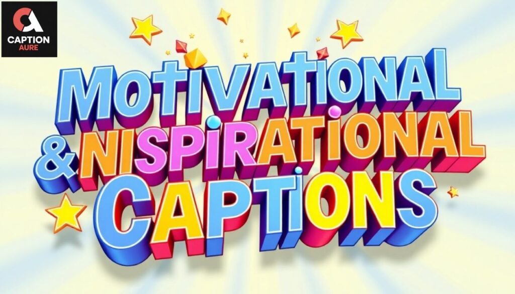  Motivational & Inspirational Captions